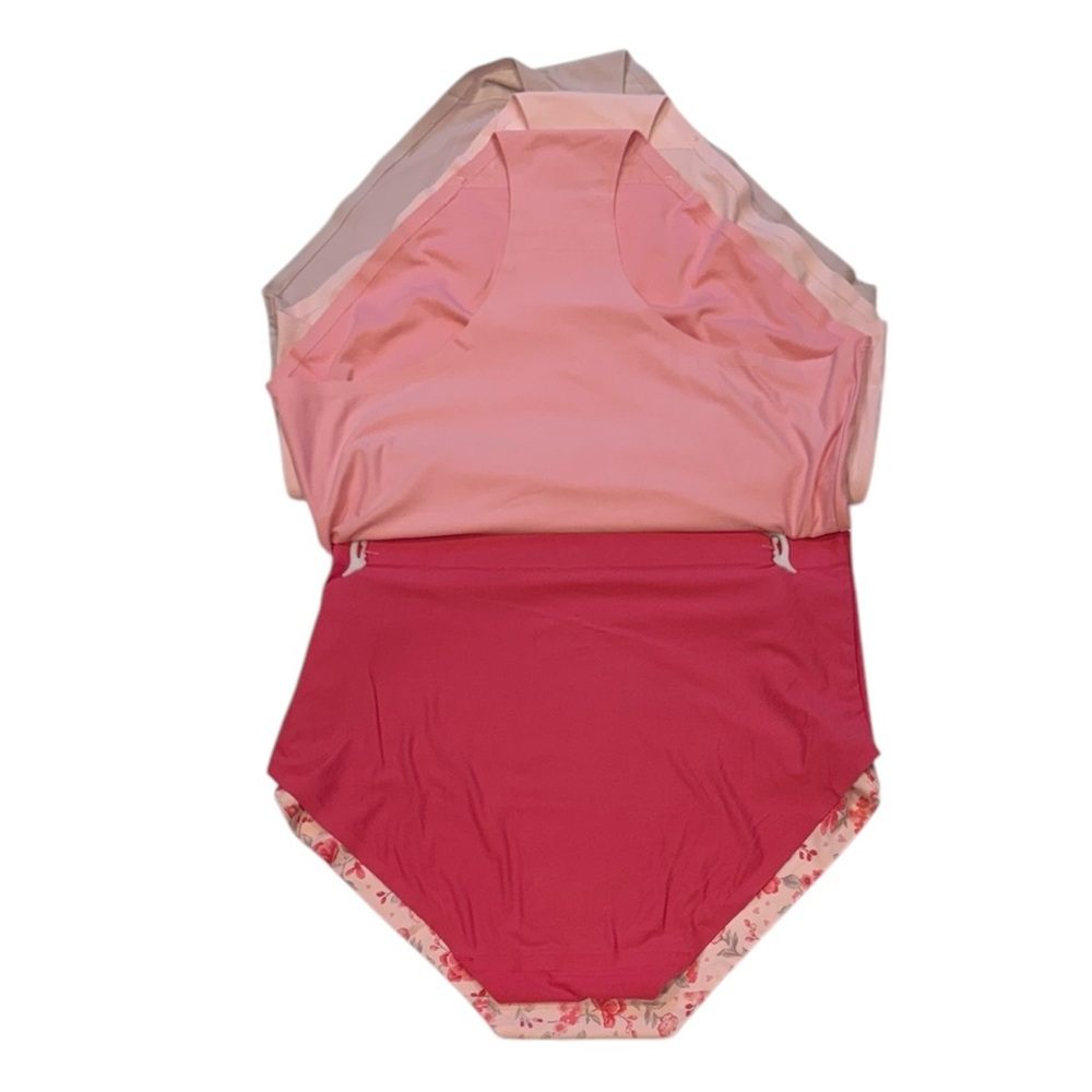 LAURA ASHLEY 5 Pack Super Soft No Show Panties Floral Pink NWT Large - Picture 11 of 13